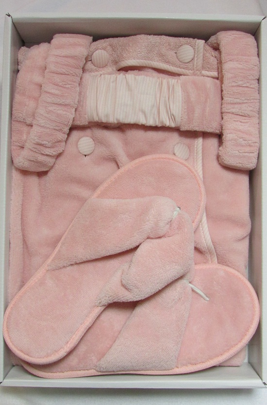 Женский набор для сауны SKIRT (грязно-розовый)