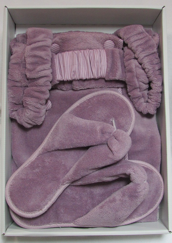 Женский набор для сауны SKIRT (фиолетовый)